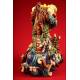 Dragón de Porcelana China en Múltiples Colores. Finales del S. XX. Edición Limitada de Gran Belleza