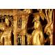 Delicate Gilded Chinese Carving. Years 50-60 of XX Century.