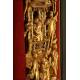Delicate Gilded Chinese Carving. Years 50-60 of XX Century.