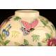 Elegant Chinese Porcelain Vase with Lid. 19th Century. Imperial Qianlong Seal