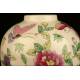 Elegante Jarrón Chino de Porcelana con Tapa del Siglo XIX. Sello Imperial Qianlong