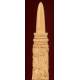 Chinese Stick and Ball Game in Ivory. XIX Century. Hand Carved.