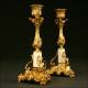Elegant Pair of French Candlesticks, 1880. Well Preserved. Antique and Decorative.