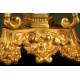 Elegant Pair of French Candlesticks, 1880. Well Preserved. Antique and Decorative.