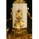 Elegant Pair of French Candlesticks, 1880. Well Preserved. Antique and Decorative.