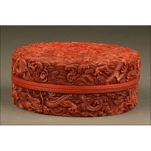 Lacquered Chinese Box, 19th c.