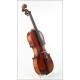 Fantástico Violín Antiguo Fabricado por Joseph Chardon. París, 1872. Con Estuche Original